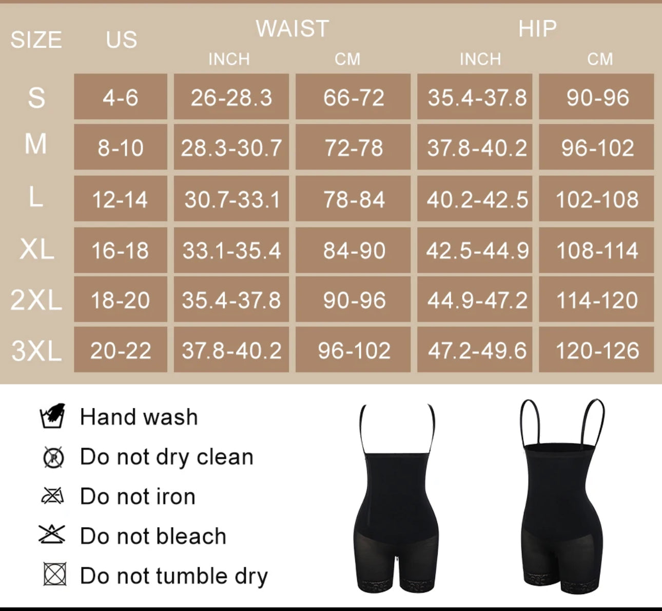 Beryl Shapewear with side zip